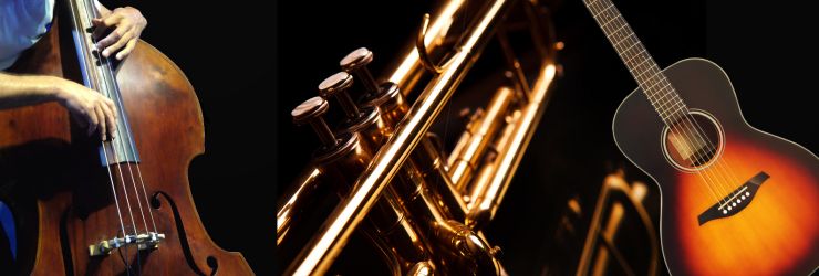 Jazz Bass, Jazz Trumpet, Jazz Guitar instrument photos